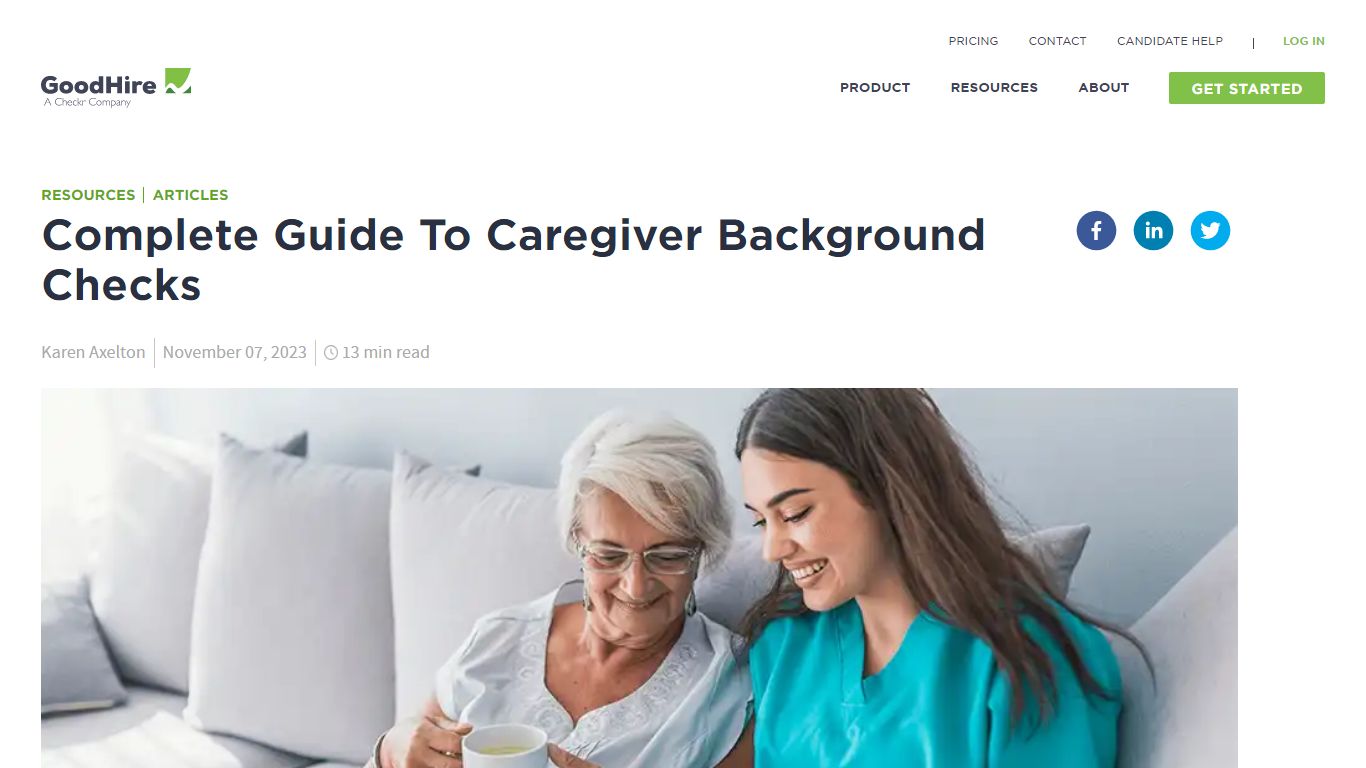 Complete Guide To Caregiver Background Checks | GoodHire