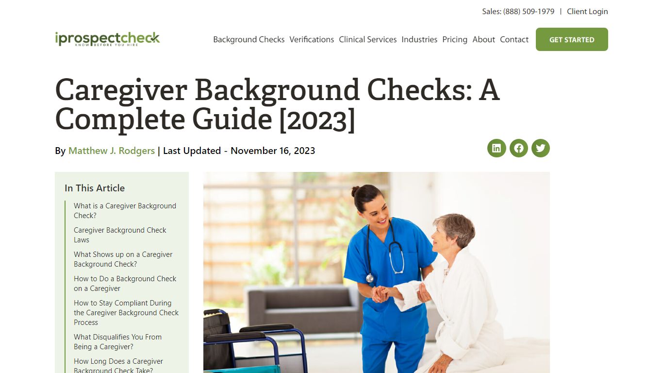 Caregiver Background Checks: A Complete Guide [2023 ... - iprospectcheck